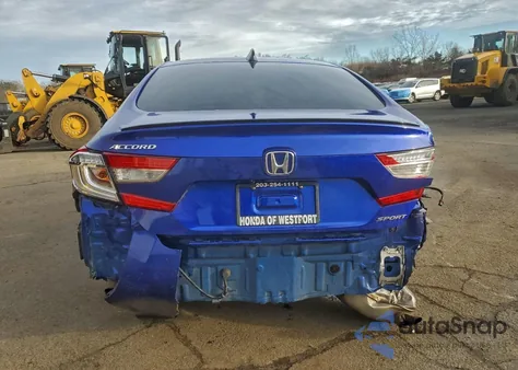2022 Honda Accord Sport z USA, uszkodzony, nr VIN 1HGCV1F34NA084493